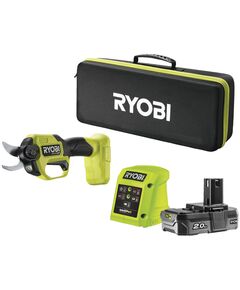 Ryobi Секатор акумуляторний ONE+ HP RY18SCXA-120T 18В акб 1х2А·год ЗП d різа 28мм 0.83кг кейс, фото  | SNABZHENIE.com.ua