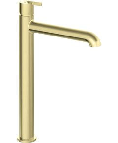 Змішувач для раковини Deante Silia,  довж. виливу - 185мм, неповоротний, 1важіль, брашоване золото, фото  | SNABZHENIE.com.ua