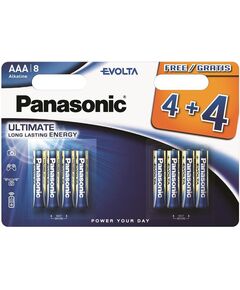 Батарейка Panasonic Evolta лужна AAA блістер, 8 шт., фото  | SNABZHENIE.com.ua