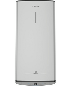Водонагрівач електр. Ariston плаский слім VELIS TECH 50 EU, 50л, 2*1,5кВт, ун. монтаж, електр. кер-ння, B, Італія, Сірий, фото  | SNABZHENIE.com.ua