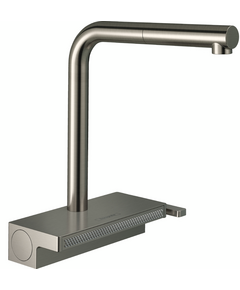 Змішувач для кухні Hansgrohe Aquno Select M81, довж.виливу - 210мм, поворотний, витяжний, 1 важіль, сталь, фото  | SNABZHENIE.com.ua