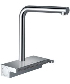 Змішувач для кухні Hansgrohe Aquno Select M81, довж.виливу - 210мм, поворотний, витяжний, 1 важіль, хром, фото  | SNABZHENIE.com.ua