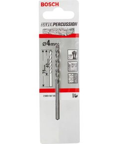 Bosch Свердло по бетону CYL-3, 4х40х75мм SilverPercussion, фото  | SNABZHENIE.com.ua