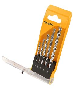 Tolsen Набір свердел по цеглі, 5шт, 4-10мм, кейс, фото  | SNABZHENIE.com.ua