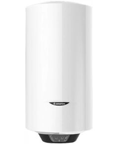 Водонагрівач електр. Ariston круглий слім PRO1 ECO 50 V SLIM 1.8K PL EU, 50л, 1,8кВт, ел. кер-ння, B, білий, фото  | SNABZHENIE.com.ua