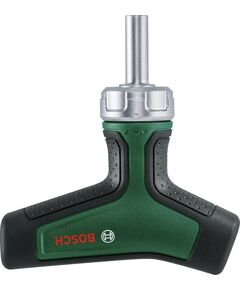 Bosch Викрутка з тріскачкою, т-подлібне руків'я, 109мм, сталь CrV, фото  | SNABZHENIE.com.ua