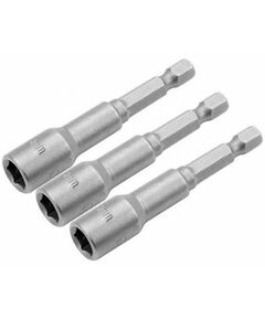 Tolsen Головки торцеві магнітні, набір 3шт, 1/4"х65мм, 8мм, сталі 40Cr, фото  | SNABZHENIE.com.ua