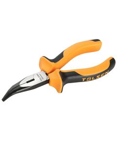 Tolsen Плоскогубці подовжені вигнуті Профі, 160мм, фото  | SNABZHENIE.com.ua