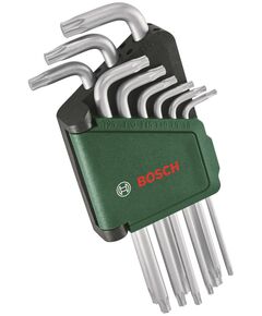 Bosch Ключі шестигранні, набір 9шт, T8-T40, фото  | SNABZHENIE.com.ua