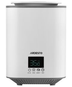 Зволожувач повітря ARDESTO ультразвуковий, 25м2, 3.1л, 250мл/г, електр. кер-ння, верх. залив води, дисплей, білий, фото  | SNABZHENIE.com.ua