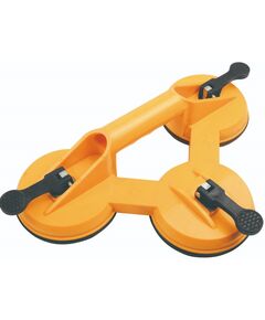 Tolsen Присоска вакуумна, для скла, потрійна, пластиковий корпус, діаметр 115мм, 75кг, фото  | SNABZHENIE.com.ua