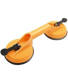 Tolsen Присоска вакуумна, для скла, подвійна, пластиковий корпус, діаметр 115мм, 50кг, фото  | SNABZHENIE.com.ua