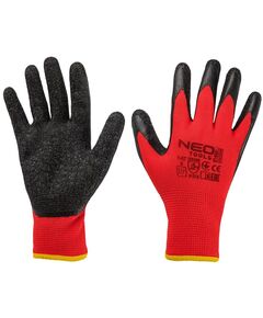 Рабочие перчатки полиэстер с латексом (кринкле) 3121X, размер 10, фото  | SNABZHENIE.com.ua