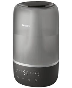 Зволожувач повітря Philips традиційне зволоження Series 1000, 41м2, 3л, 275мл/г, електр. кер-ння, режим сну, нічник, темно-синій, фото  | SNABZHENIE.com.ua