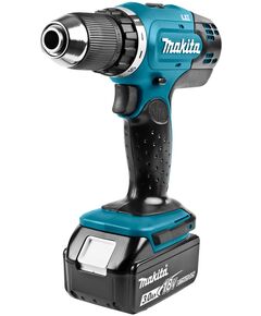 Makita Шурупокрут-дриль акумуляторний DDF453RFE 18B 2х3А·год 42Нм 0-400·0-1300 об·хв кейс 1.8кг, фото  | SNABZHENIE.com.ua