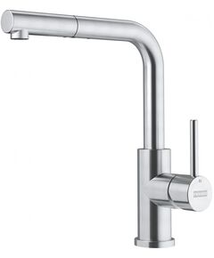Змішувач для кухні Franke Smart Glenda, довж.виливу - 225мм, витяжний, 1важіль, нерж, фото  | SNABZHENIE.com.ua