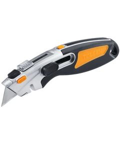 Tolsen Ніж будівельний трапецієподібний SK2, корпус з алюмінію, фото  | SNABZHENIE.com.ua