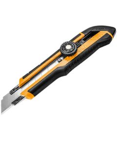 Tolsen Ніж будівельний сегментований, 18мм, корпус з ABS-пластику, фіксатор леза, фото  | SNABZHENIE.com.ua