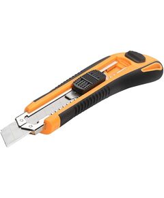 Tolsen Ніж будівельний сегментований Ерго, 18мм, корпус з ABS-пластику та термопластикової гуми, 170мм, фото  | SNABZHENIE.com.ua