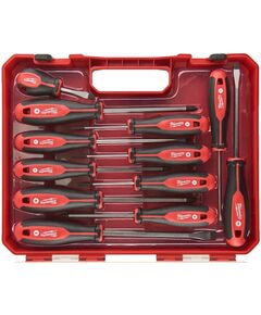 Набір магнітних викруток з трьохгранною рукояткою (12 шт) у кейсі, фото  | SNABZHENIE.com.ua