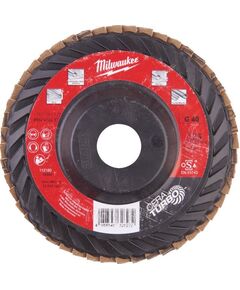 Лепестковый диск MILWAUKEE SLC50/125G40, 125 мм, зерно 40, CERA TURBO, фото  | SNABZHENIE.com.ua