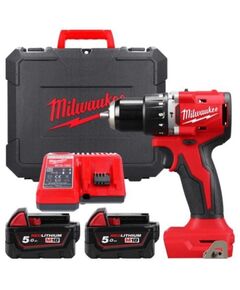 Акумуляторна дрель-шуруповерт M18 BLPDRC-502C, 60 Нм, безщіткова, MILWAUKEE, фото  | SNABZHENIE.com.ua