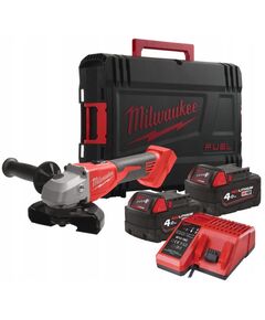 Аккумуляторная угловая шлифмашина MILWAUKEE 125 мм M18 BLSAG125X-402X, фото  | SNABZHENIE.com.ua