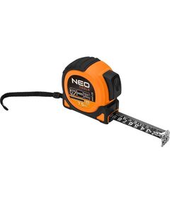 Рулетка сталева Super Black 7,5 м x 25 мм, автоблокування, дві кнопки фіксації, магніт NEO, фото  | SNABZHENIE.com.ua