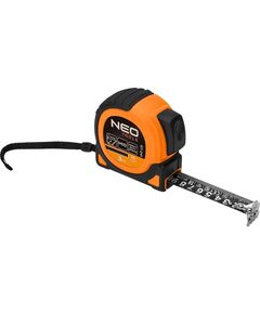 Рулетка сталева Super Black 3 м x 16 мм, автоматичне блокування, дві кнопки фіксації, магніт NEO, фото  | SNABZHENIE.com.ua