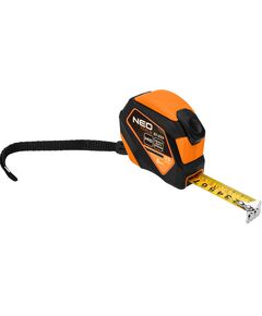 Рулетка сталева 5 м х 25 мм, автоматичне блокування, кнопка фіксації, магніт NEO, фото  | SNABZHENIE.com.ua