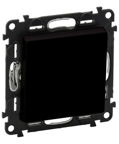 Legrand Перемикач проміжний Valena Life, 10AX, 250V, гвинтові клеми, матовий чорний, фото  | SNABZHENIE.com.ua