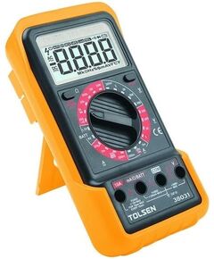 Tolsen Мультиметр цифровий, 0-300В, ЖК-дисплей з підсвіткою, фото  | SNABZHENIE.com.ua