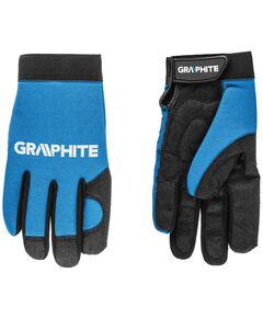 Робочі рукавички 10, синтетична шкіра + еластична тканина, CE GRAPHITE, фото  | SNABZHENIE.com.ua