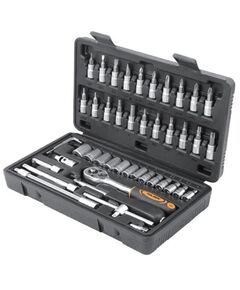 Tolsen Набір інструментів, 1/4", 46шт, CrV та S2, фото  | SNABZHENIE.com.ua