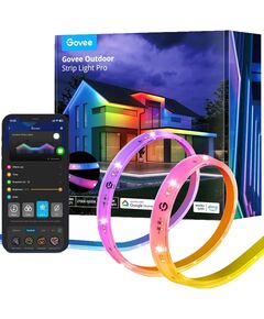 Govee Стрічка світлодіодна розумна H70A1 Phantasy Outdoor LED, 10м, RGBICWW, WI-FI/Bluetooth, білий, фото  | SNABZHENIE.com.ua