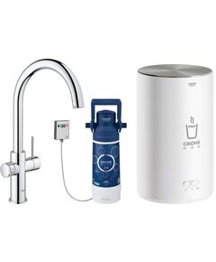 Комплект змішувача для кухні GROHE Red Duo і бойлерна система M розміру, фото  | SNABZHENIE.com.ua