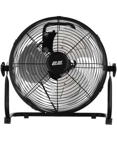 Вентилятор підлоговий 2E професійний, 30см, 60Вт, кнопки, двигун алюміній 100%, чорний, фото  | SNABZHENIE.com.ua