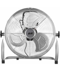 Вентилятор підлоговий 2E професійний, 35см, 65Вт, кнопки, двигун мідь 100%, срібний, фото  | SNABZHENIE.com.ua
