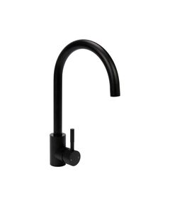 Змішувач для раковини STEELY BLACK 1 FALA з кульовим регулятором, чорний, фото  | SNABZHENIE.com.ua