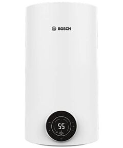 Водонагрівач електр. BOSCH круглий Tronic 4000T, 80л, 2кВт, сухий тен, вертикальний монтаж, електр. кер-ння, B, білий, фото  | SNABZHENIE.com.ua