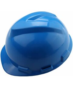 Tolsen Каска захисна, пластик поліпропілен РР, пряжка для регулювання, навушники, синій, фото  | SNABZHENIE.com.ua