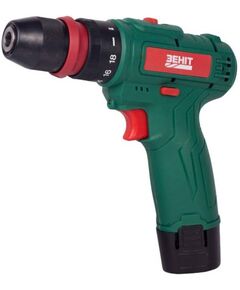 Шурупокрут-дриль акумуляторний Зеніт ЗША-12/15 S1 DFR 12В 1х1.5А·год 18Нм 350·1350об·хв 0.95кгШурупокрут-дриль акумуляторний ЗША-12/15 S1 DFR 12В 1х1.5А·год 18Нм 350·1350об·хв 0.95кг, фото  | SNABZHENIE.com.ua