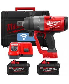 Гайковерт аккумуляторный бесщеточный MILWAUKEE 1'' (2400Нм) M18 ONEFHIWF1-802X, (ЗУ+2ак) FORGE™, фото  | SNABZHENIE.com.ua