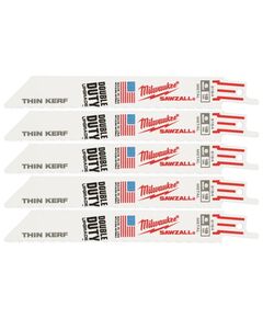 Полотно для сабельных пил THIN KERF MILWAUKEE, 150х1,4мм, (5шт), (металл), фото  | SNABZHENIE.com.ua
