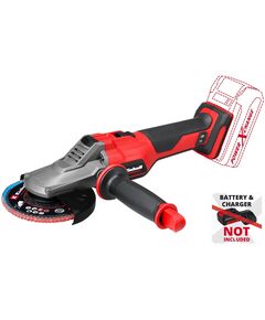 Шліфмашина кутова акумуляторна Einhell TP-AG 18/125 F Li BL - Solo, PXC, 18В, безщіткова, 125 мм, 8500 об/хв, плаский редуктор, 1.57кг (без АКБ та ЗП), фото  | SNABZHENIE.com.ua