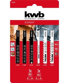 Полотно пиляльне для електролобзика KWB набір 6шт, фото  | SNABZHENIE.com.ua