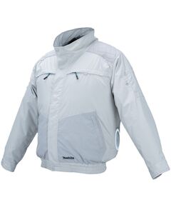 Куртка акумуляторна Makita LXT, 18В, з вентиляцією, поліестер, розміт L, білий, 0.44кг, фото  | SNABZHENIE.com.ua