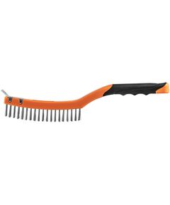 Щітка дротяна сталева 3х19 рядів зі скребком NEO 39-012, фото  | SNABZHENIE.com.ua