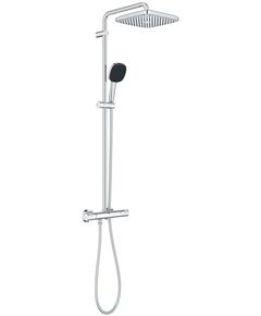 Душова система Grohe Vitalio Start System 250 зі змішувачем-термостатом для душу, верхній душ, лійка, кріпл. - на стійці, хром, фото  | SNABZHENIE.com.ua