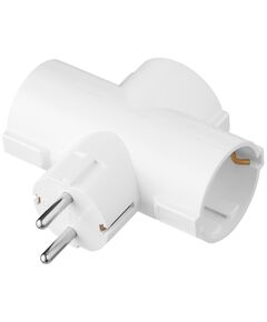 Розгалуджувач мережевий 2E 3xТип F, 16A, білий, фото  | SNABZHENIE.com.ua